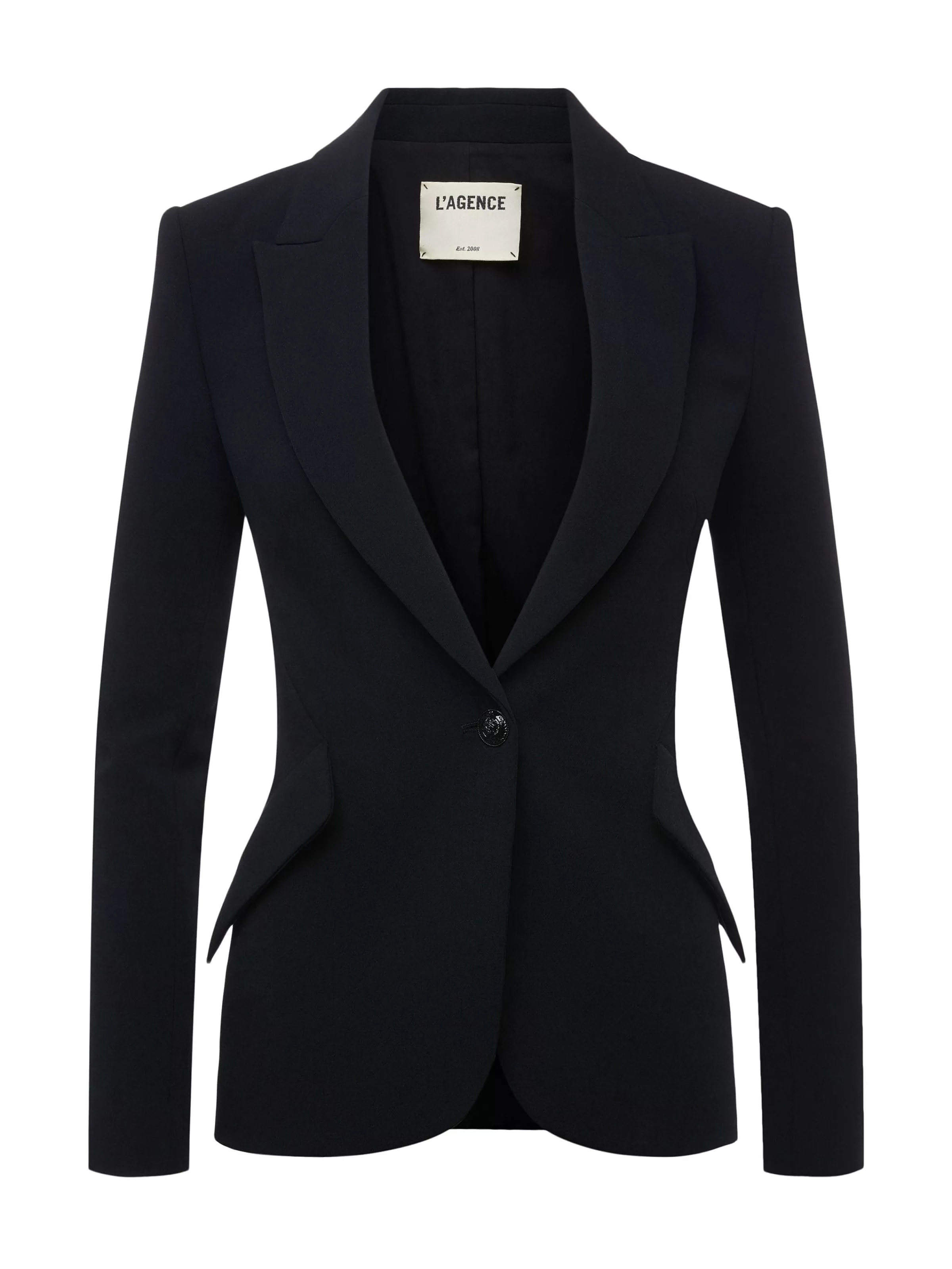 Online L'AGENCE Blazer Chambellan Noir Noir