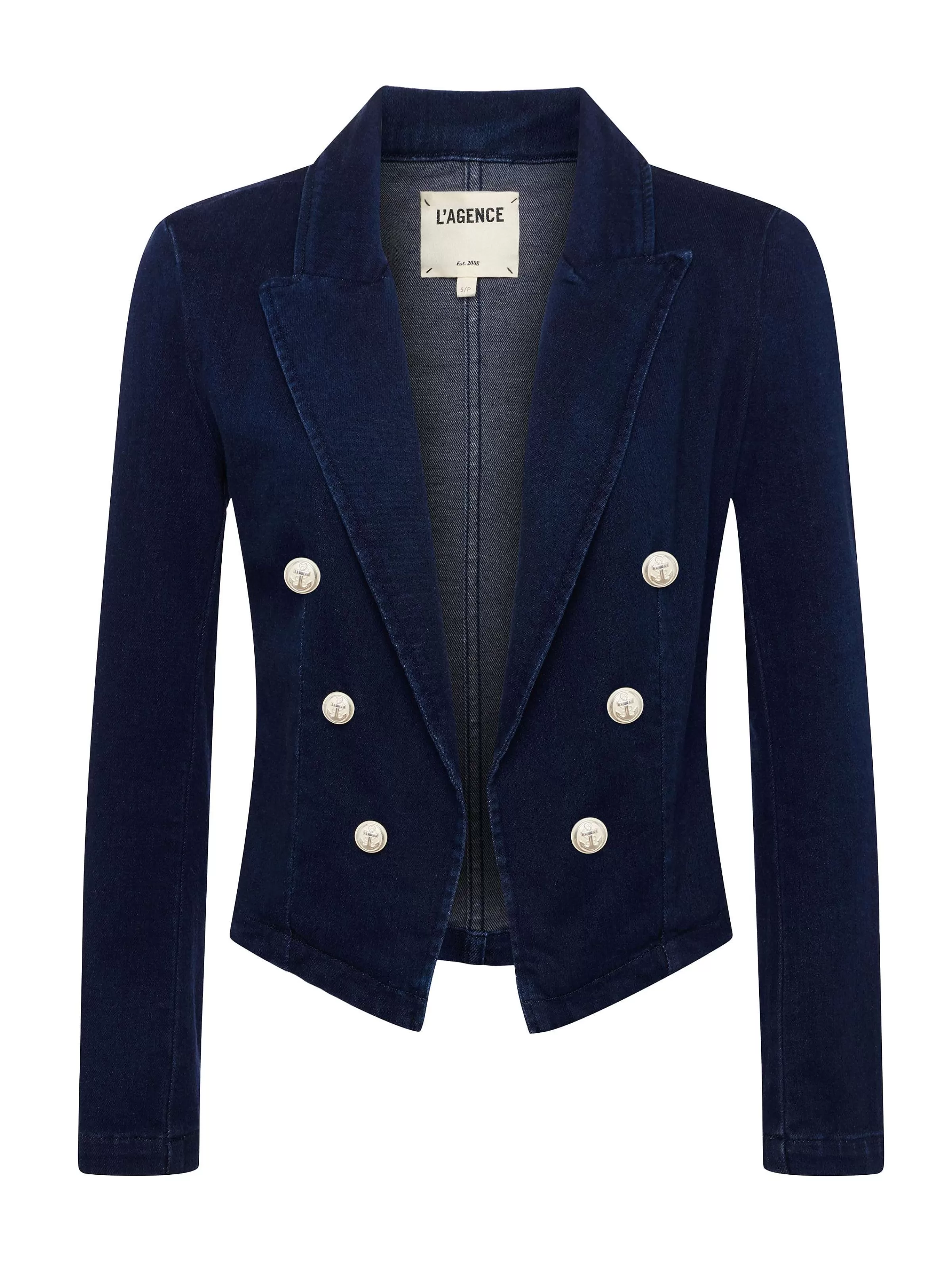 Online L'AGENCE Blazer En Jean Wayne Palomino