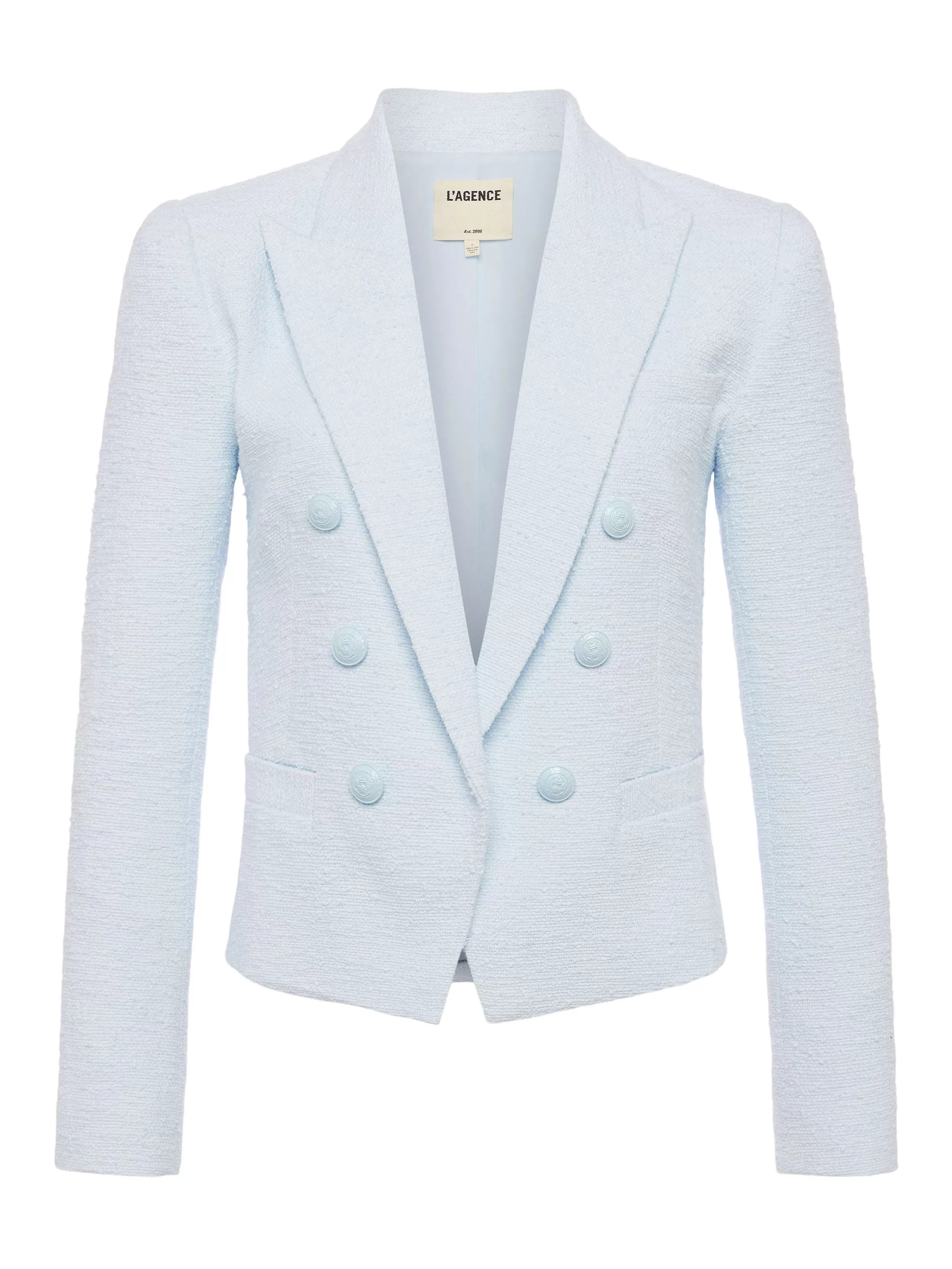 Flash Sale L'AGENCE Blazer Ouvert Sur Le Devant Brooke L'Eau Glacee