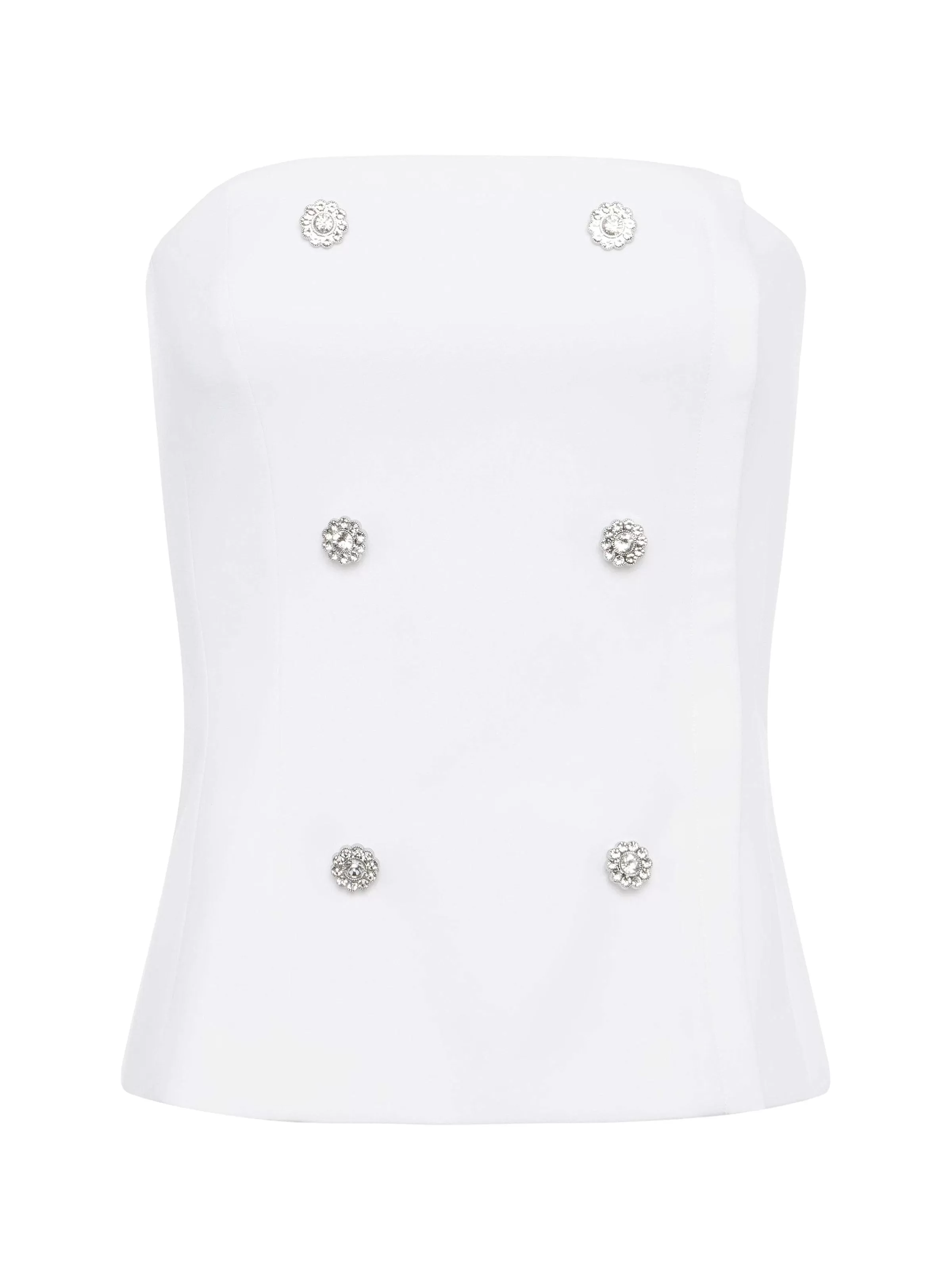 Cheap L'AGENCE Fay Bustier Blanc