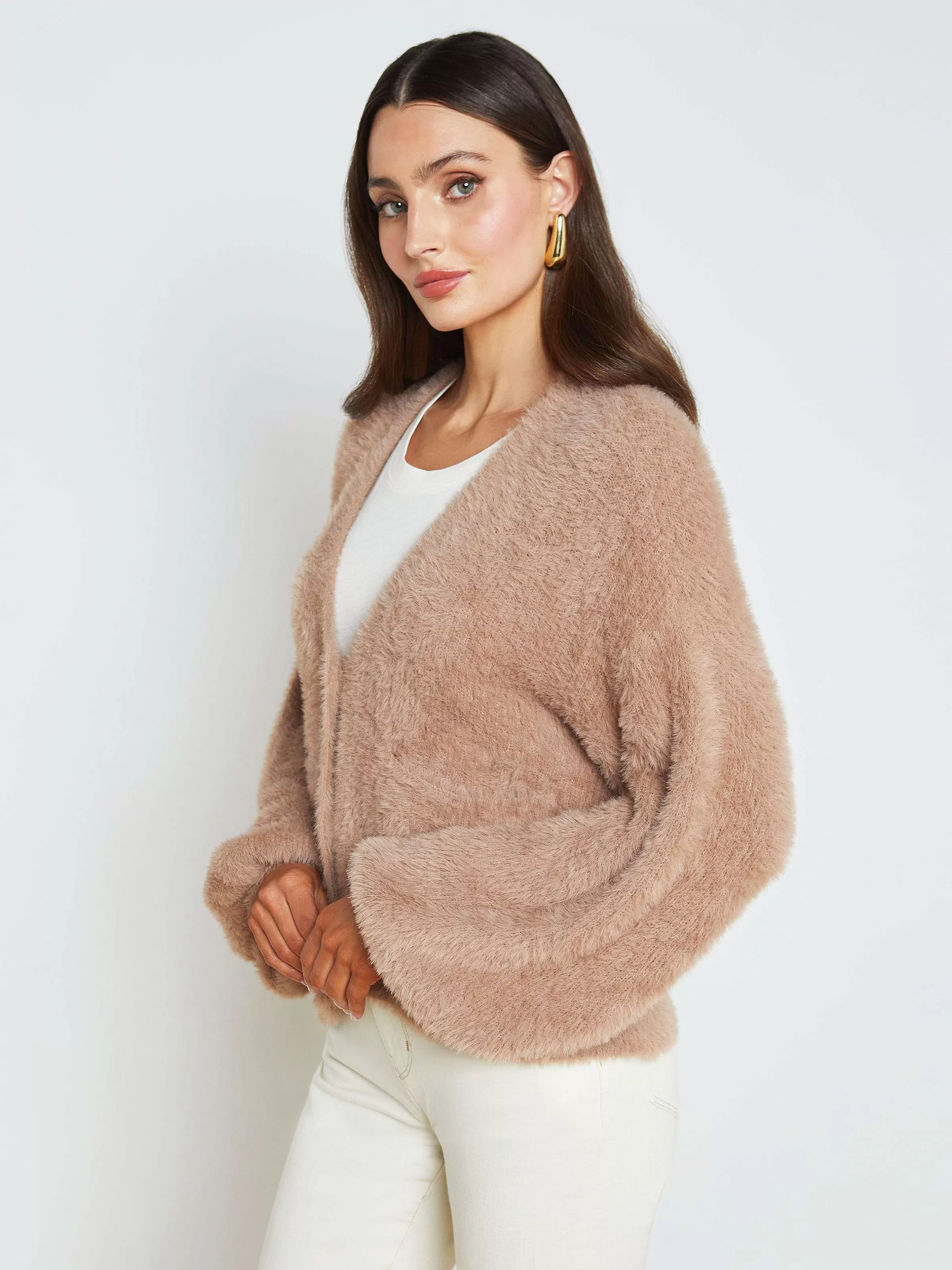 Cheap L'AGENCE Harriet Cardigan Macaron