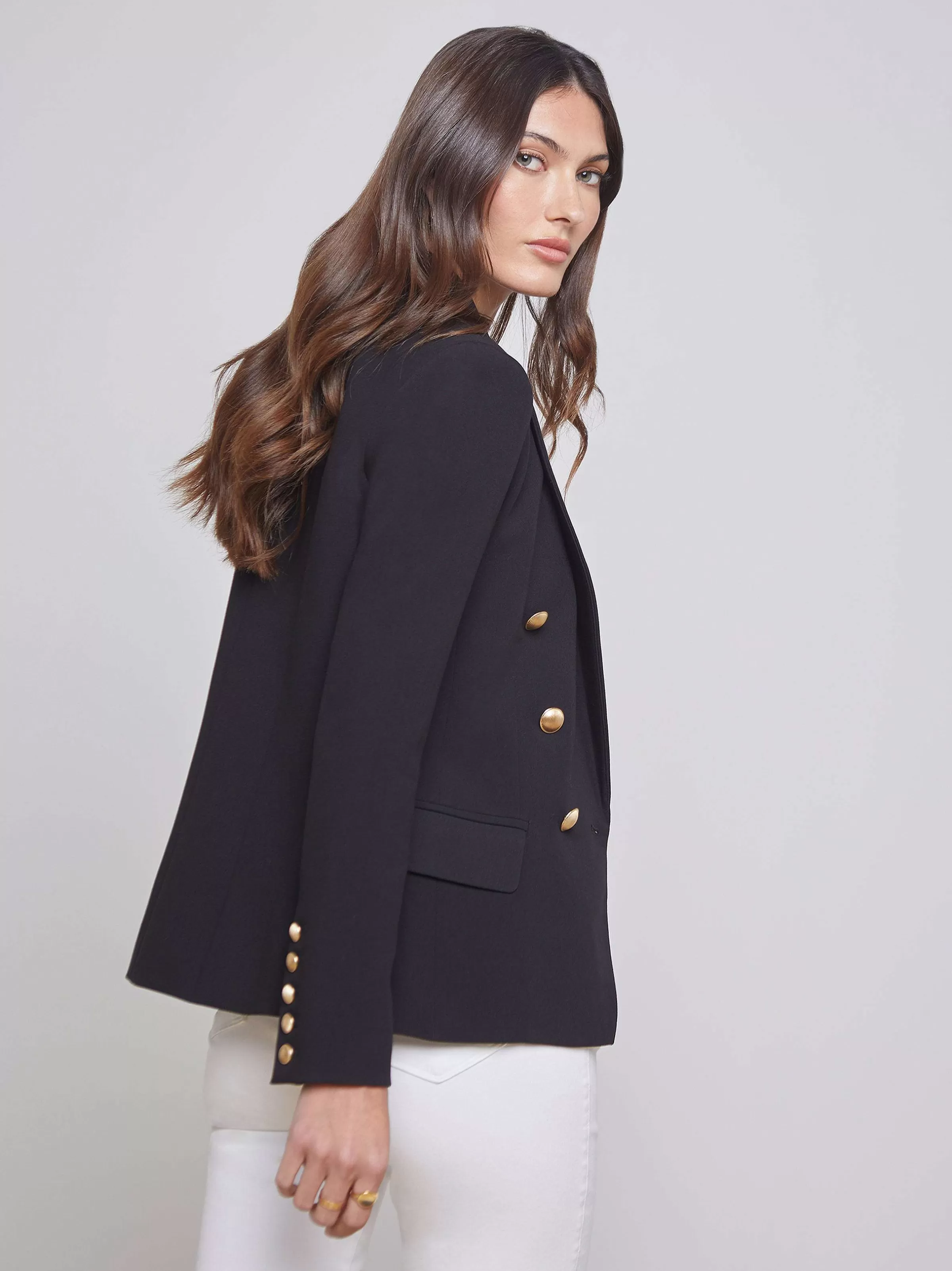 Cheap L'AGENCE Kenzieblazer Noir