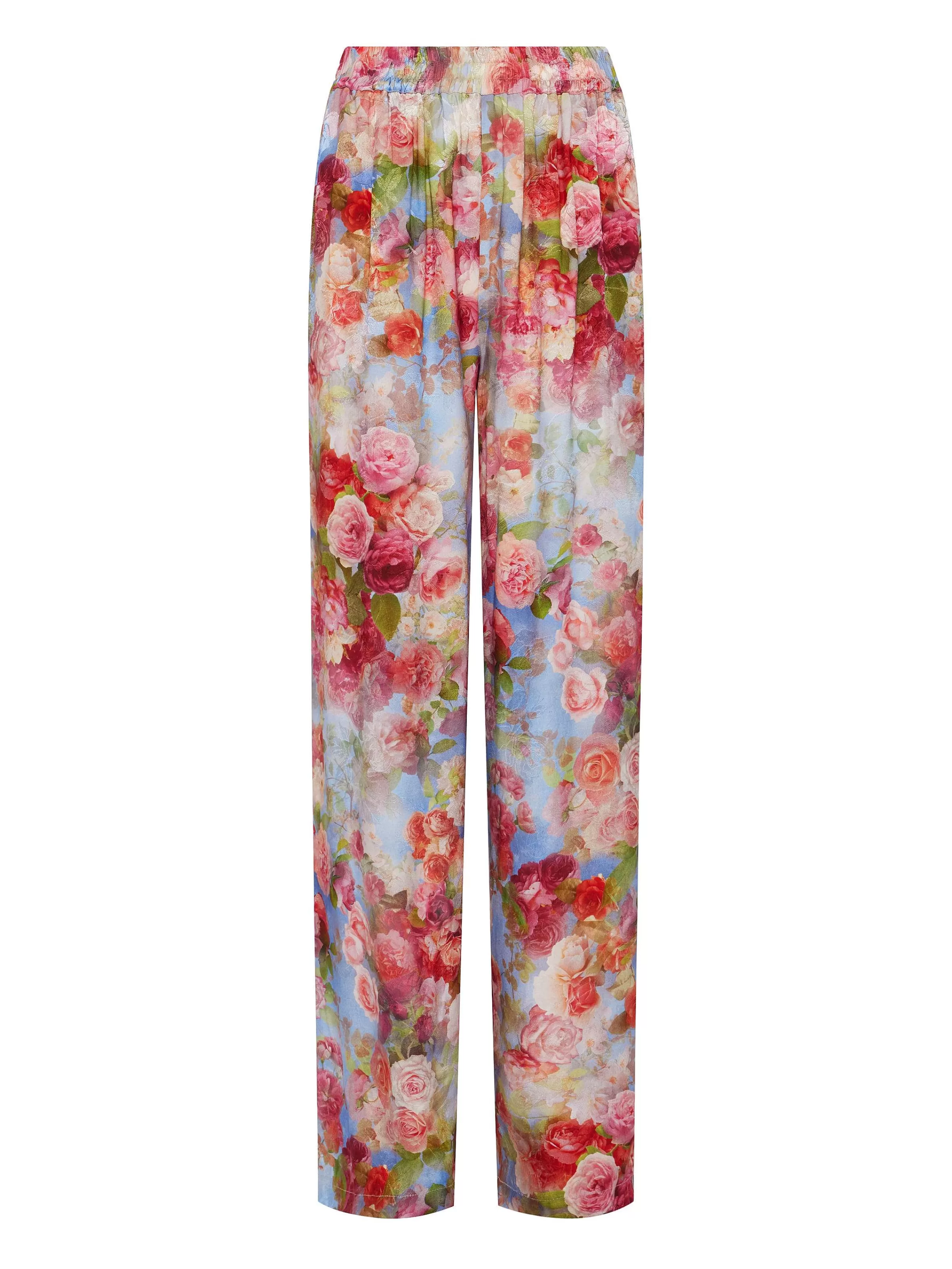 Clearance L'AGENCE Pantalon A Jambe Large Lillian Floral Nuage Doux Multi