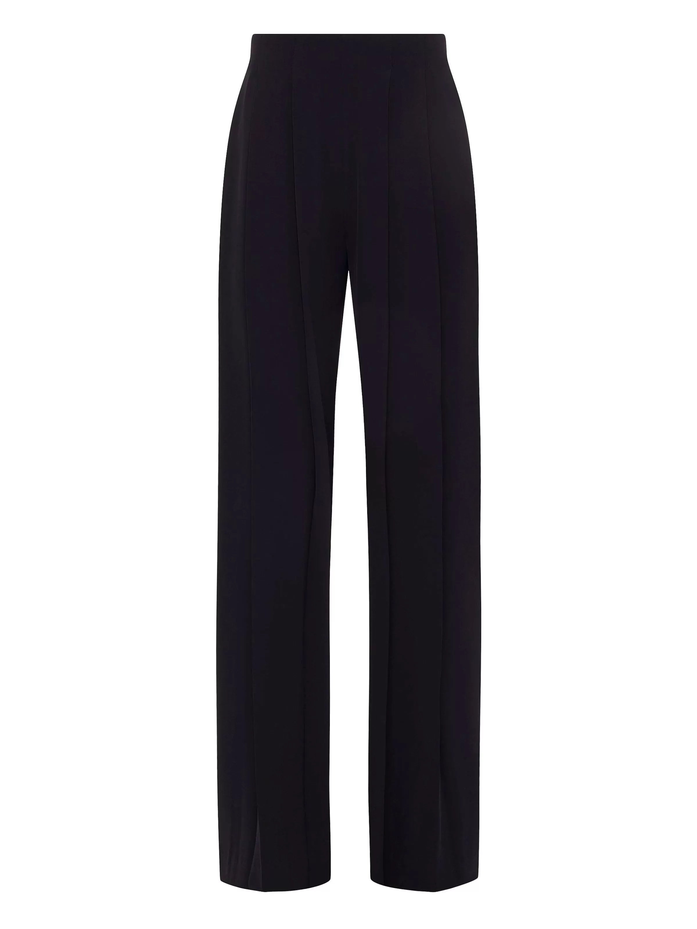 Hot L'AGENCE Pantalon A Jambe Large Plisse Nova Noir