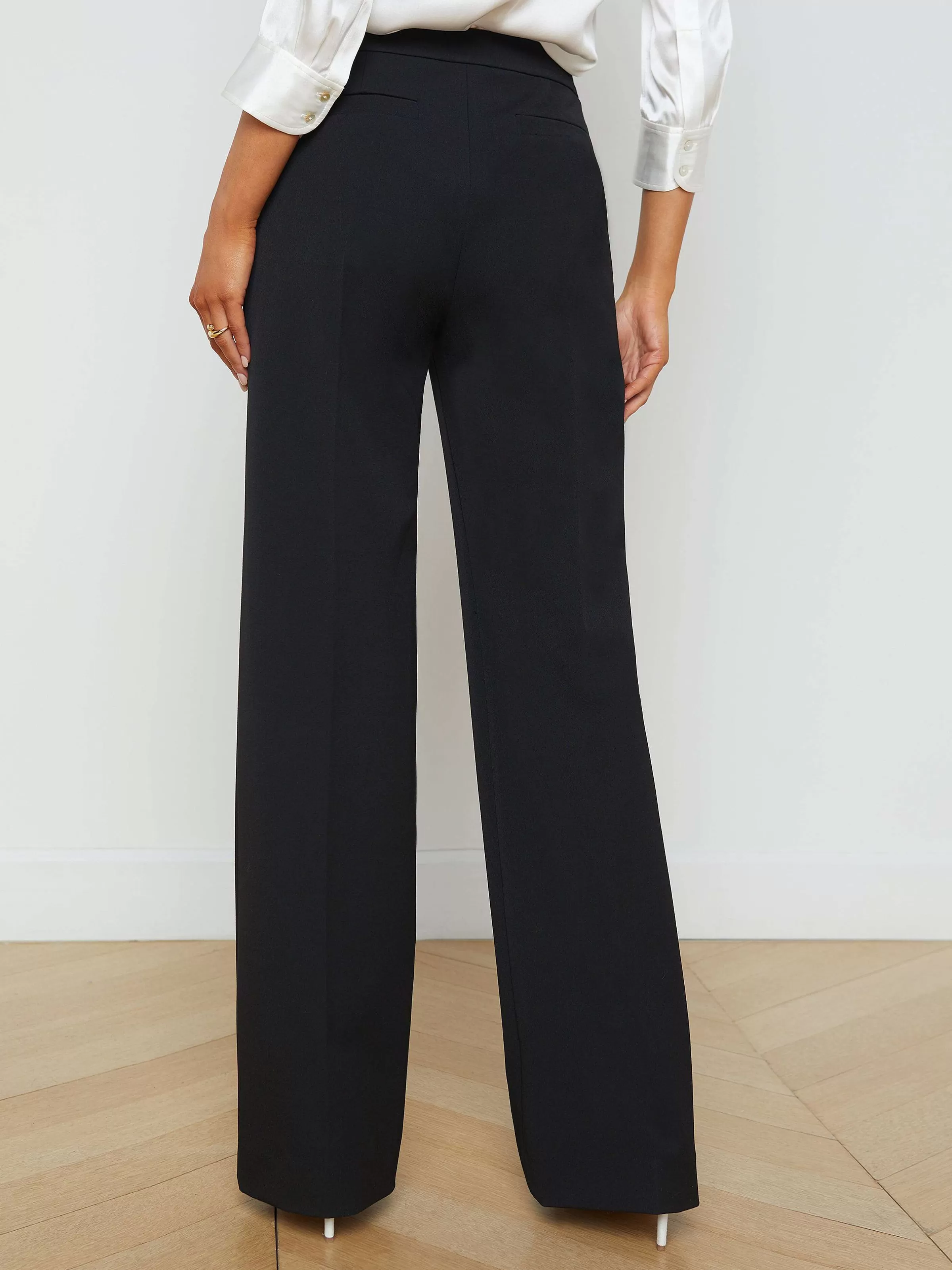 Flash Sale L'AGENCE Pantalon Droit Livvy Noir