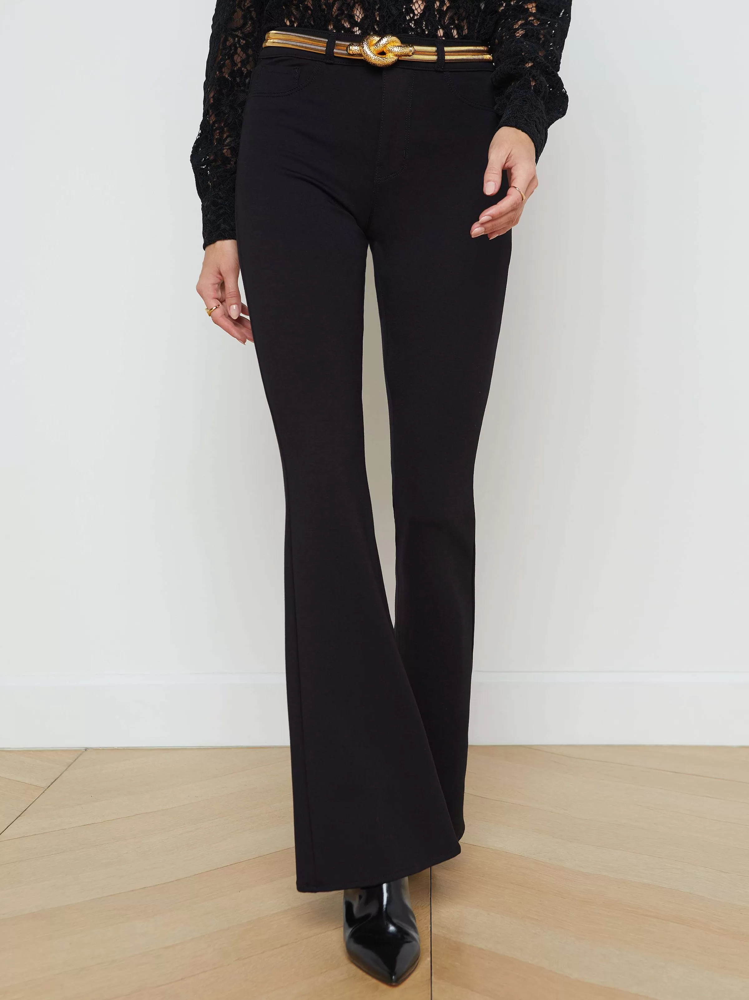 Cheap L'AGENCE Pantalon Marty Noir