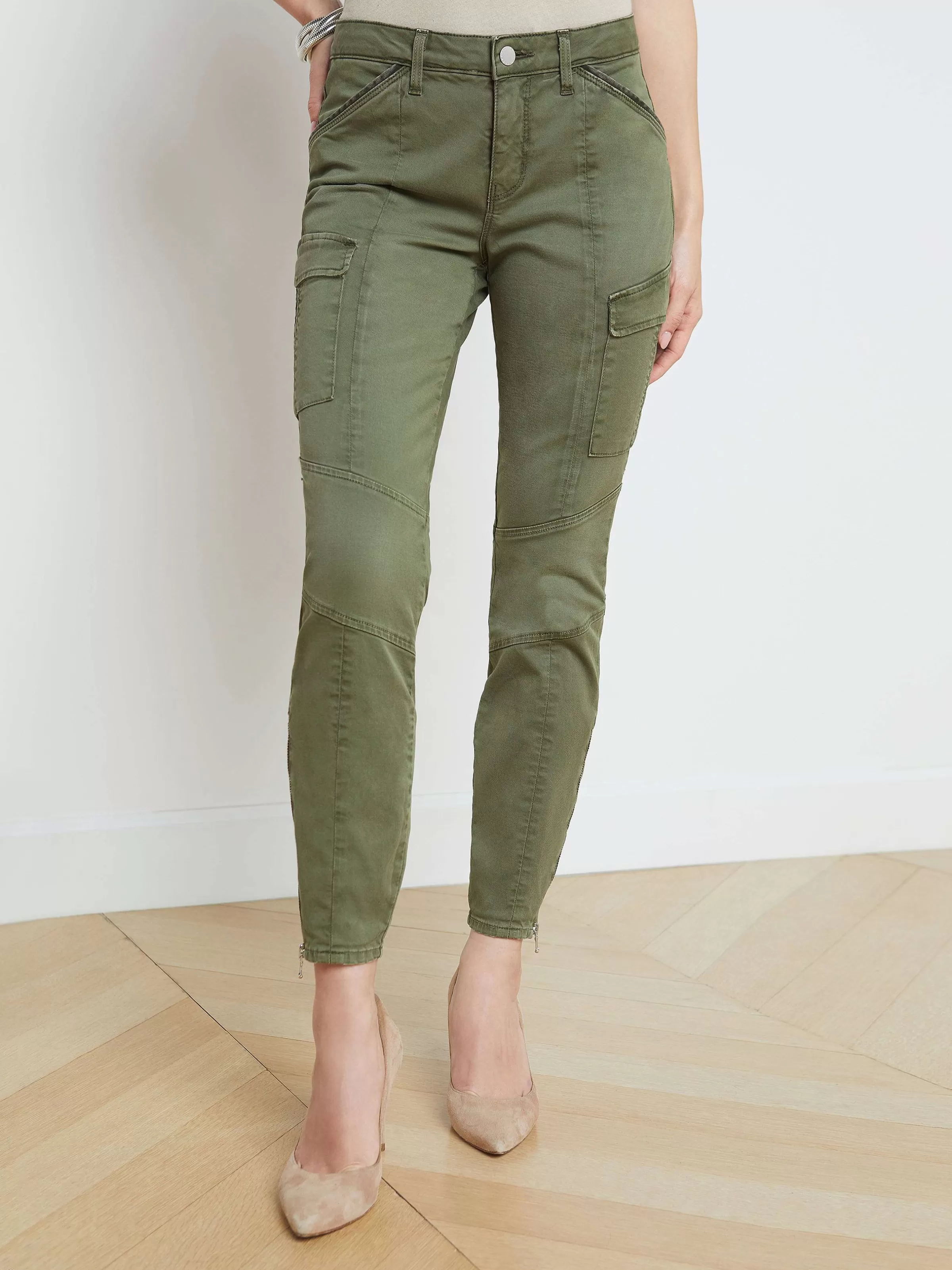 Outlet L'AGENCE Pantalon Skinny Cargo Patton Brigade