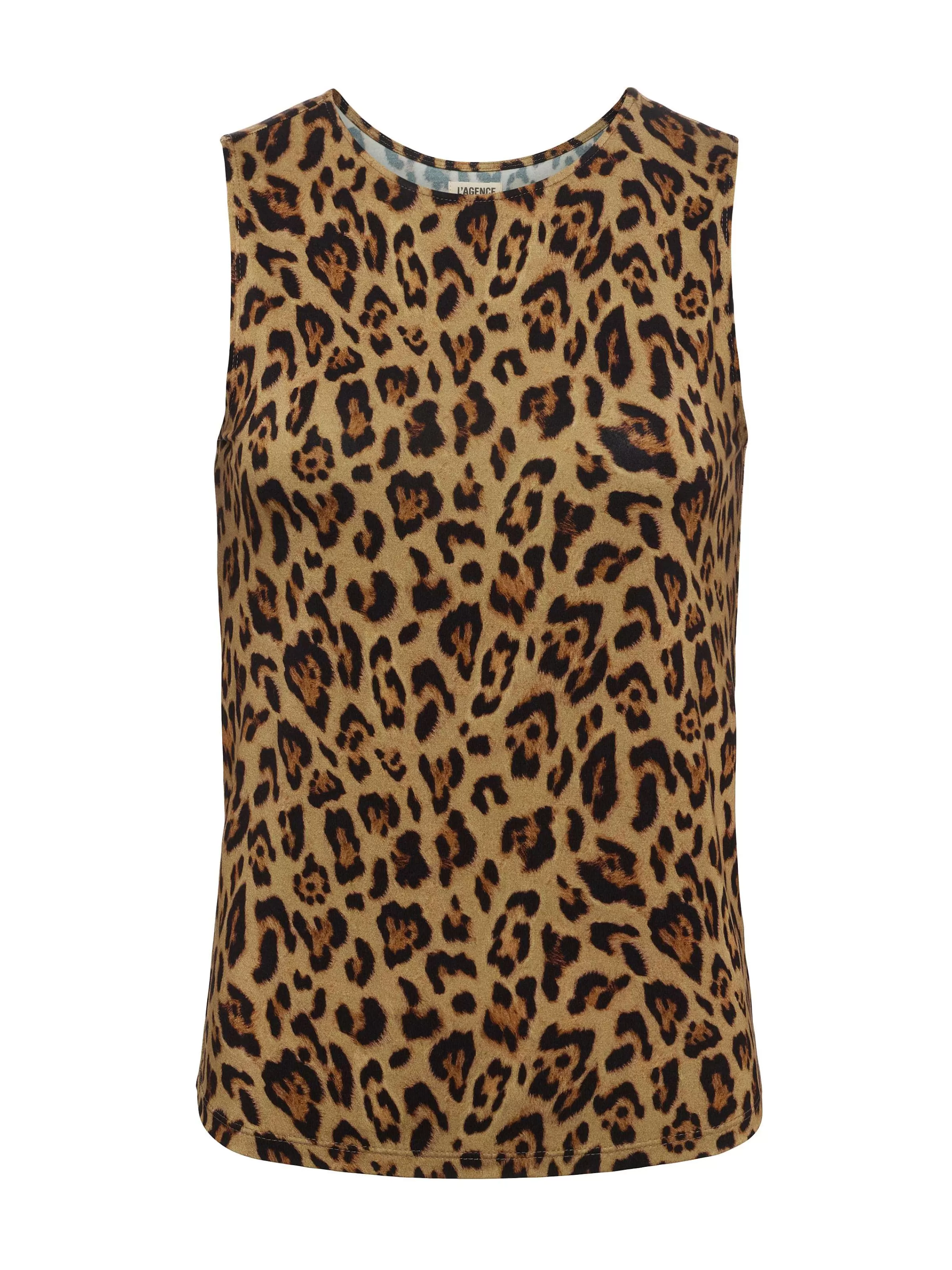 Best Sale L'AGENCE Reservoir Shelly Leopard Multi Sahara Marron