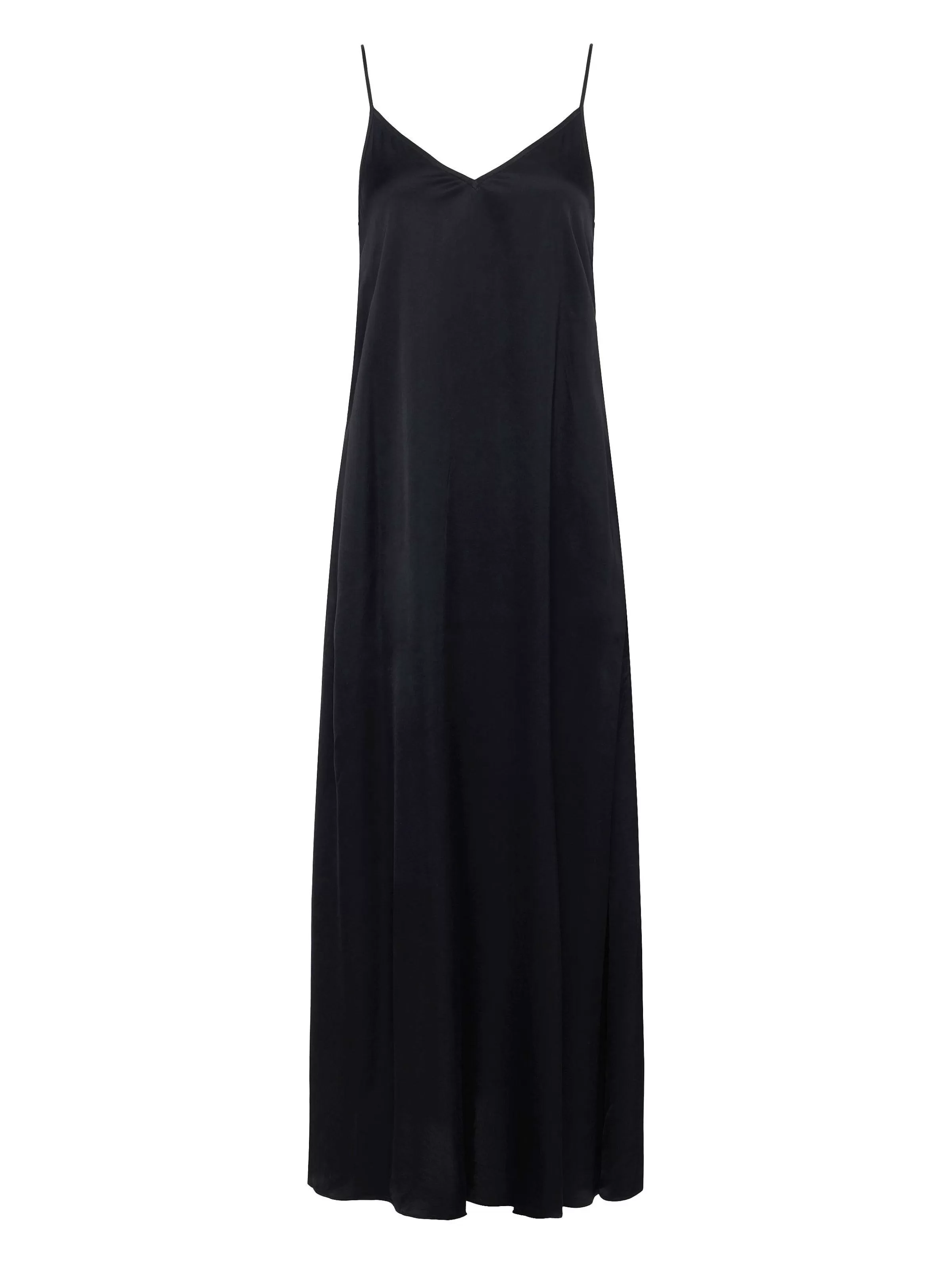 Shop L'AGENCE Robe Longue Hartley Noir