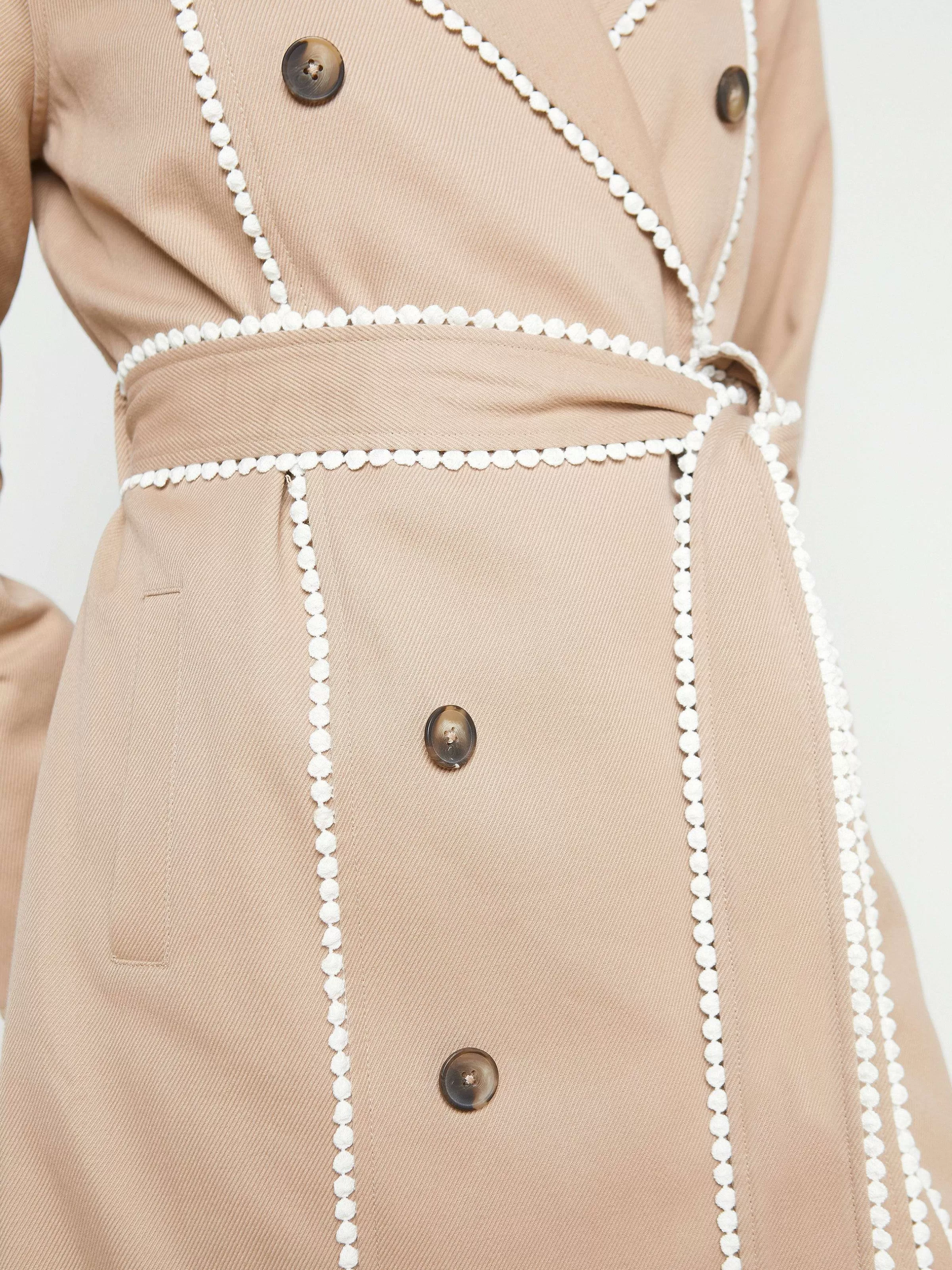 Flash Sale L'AGENCE Trench-Coat Venus Amande