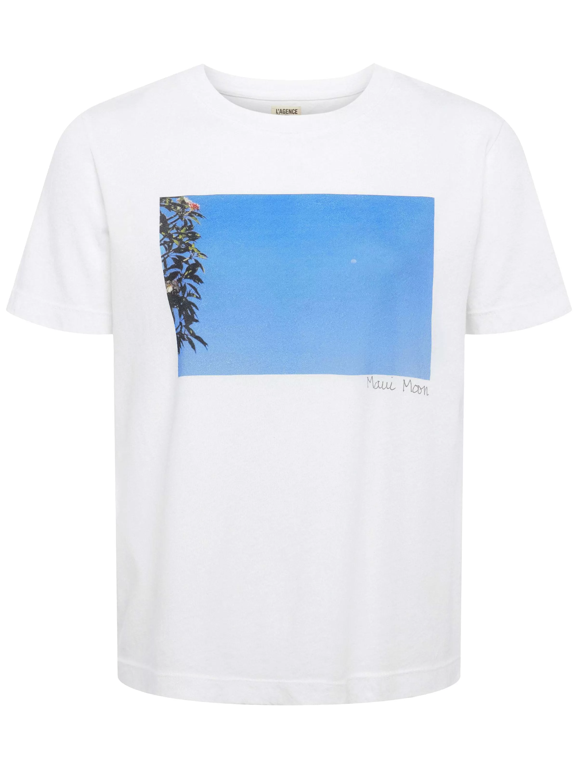 Store L'AGENCE T-Shirt Lune Leilani Maui Blanc